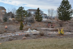 Butterfly garden all trimmed up, trimmed down!